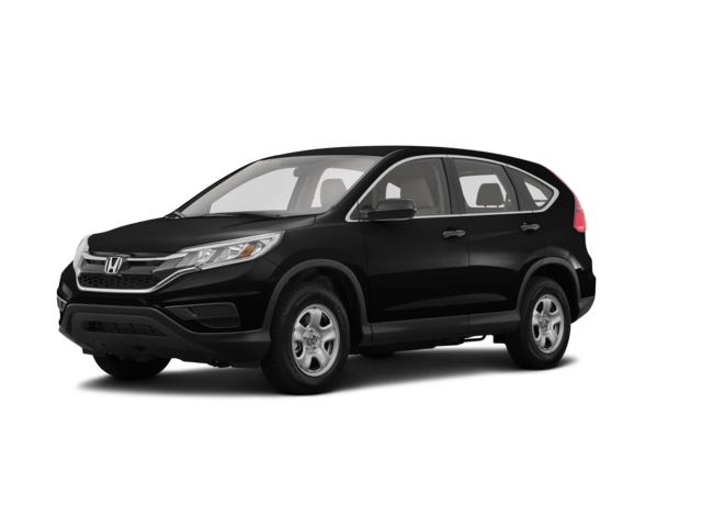 2015 Honda CR-V LX, front three-quarter view, paint 1 of 8