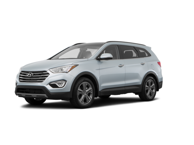 2016 Hyundai Santa Fe SE, front three-quarter view, paint 1 of 7