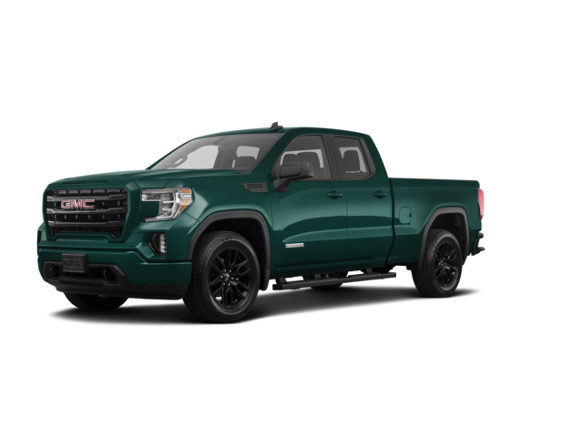 2019 GMC Sierra 1500 Elevation, front three-quarter view, paint 1 of 8