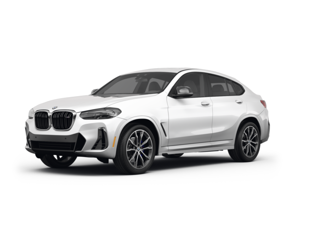 2022 BMW X4 M40i, front three-quarter view, paint 1 of 8