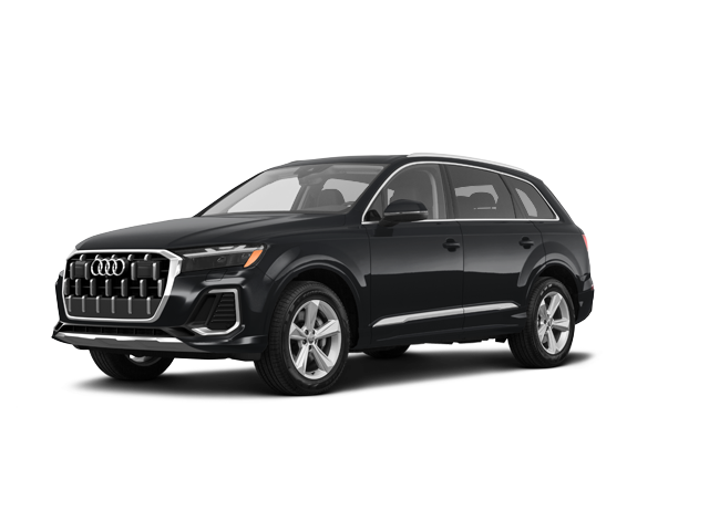 2025 Audi Q7 Prestige, front three-quarter view, paint 1 of 8
