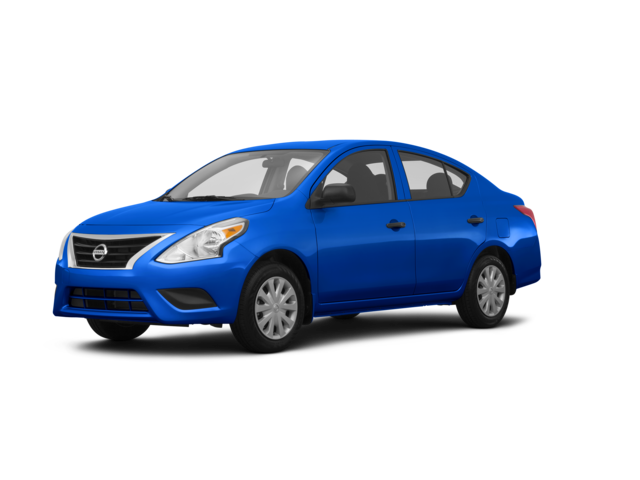 2016 Nissan Versa 1.6 S, front three-quarter view, paint 1 of 8