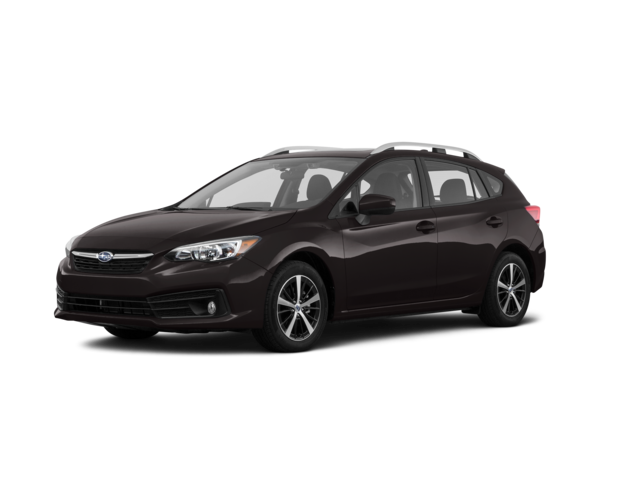 2021 Subaru Impreza Sport, front three-quarter view, paint 1 of 8