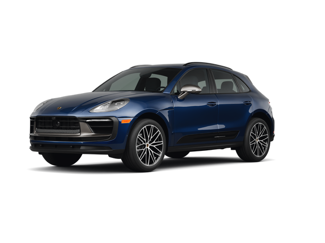 2026 Porsche Macan T, front three-quarter view, paint 1 of 8