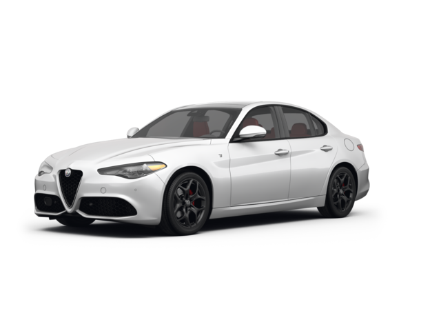 2023 Alfa Romeo Giulia Ti, front three-quarter view, paint 1 of 8