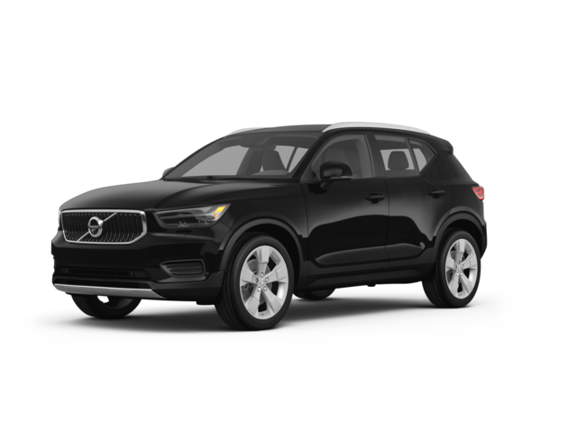 2022 Volvo XC40 T4 Momentum, front three-quarter view, paint 1 of 8