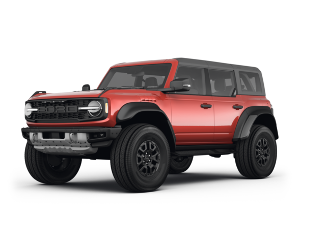 2023 Ford Bronco Raptor, front three-quarter view, paint 1 of 8