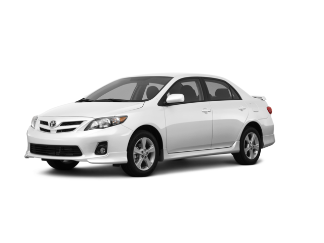 2012 Toyota Corolla S, front three-quarter view, paint 1 of 8