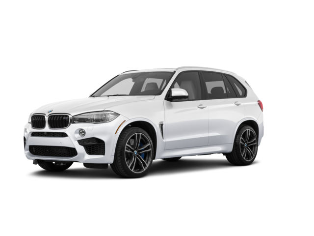 2017 BMW X5 M, front three-quarter view, paint 1 of 8