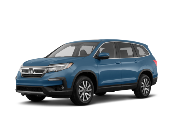 2022 Honda Pilot Touring, front three-quarter view, paint 1 of 8