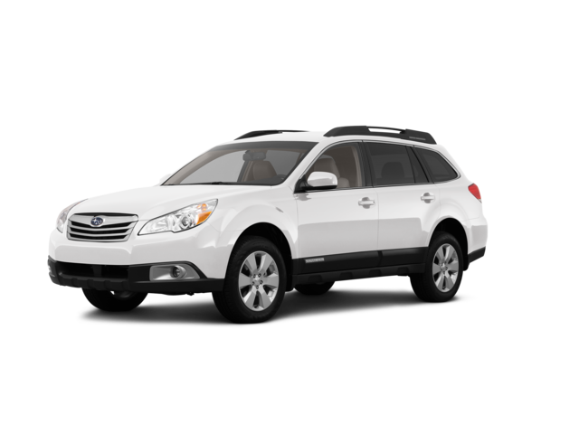 2012 Subaru Outback 2.5i Premium, front three-quarter view, paint 1 of 8