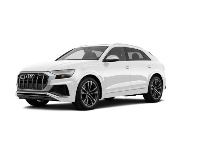2021 Audi SQ8 Prestige, front three-quarter view, paint 1 of 8