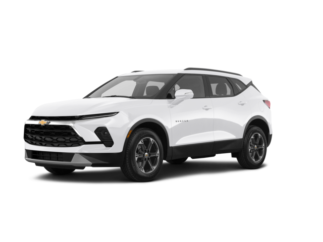2023 Chevrolet Blazer 3LT, front three-quarter view, paint 1 of 8