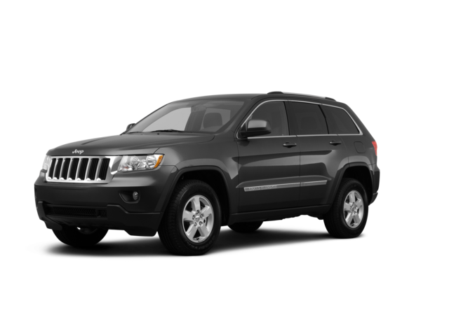 2012 Jeep Grand Cherokee Laredo, front three-quarter view, paint 1 of 8