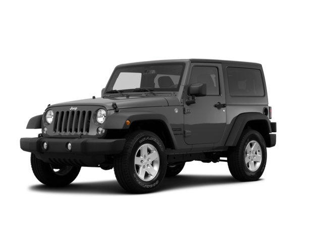 2014 Jeep Wrangler Sport, front three-quarter view, paint 1 of 8