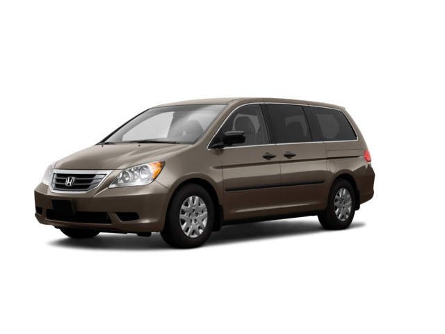2009 Honda Odyssey LX, front three-quarter view, paint 1 of 8
