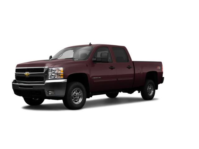2009 Chevrolet Silverado 2500 HD LT, front three-quarter view, paint 1 of 8