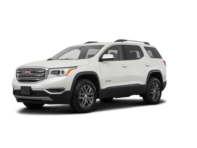 2019 GMC Acadia SLT-1, front three-quarter view, paint 1 of 8