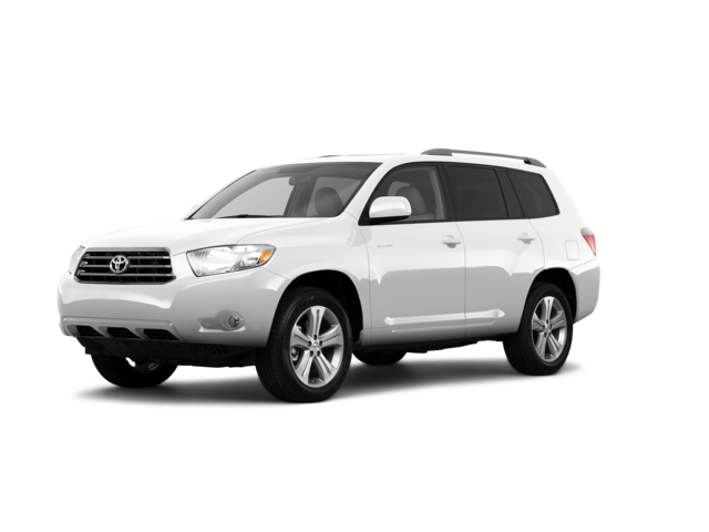 2010 Toyota Highlander Base, front three-quarter view, paint 1 of 8