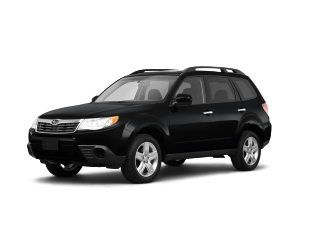 2010 Subaru Forester 2.5X, front three-quarter view, paint 1 of 8