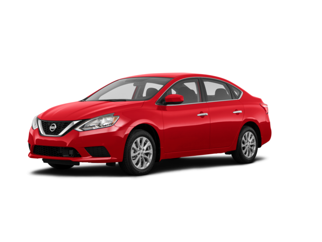 2019 Nissan Sentra S, front three-quarter view, paint 1 of 8