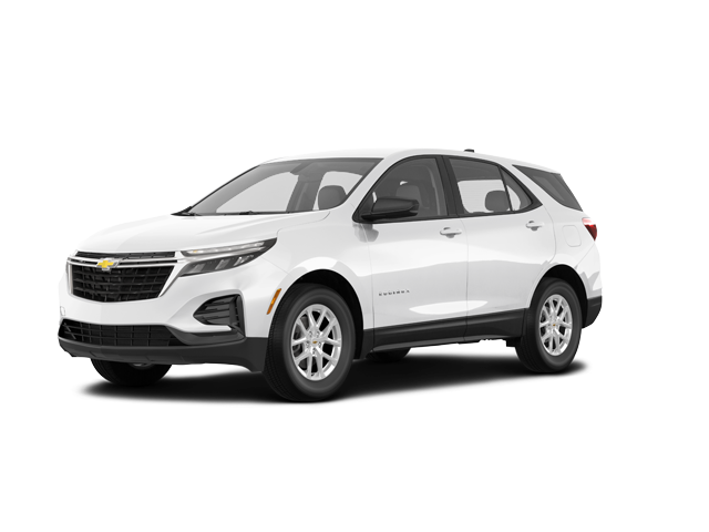 2024 Chevrolet Equinox LS, front three-quarter view, paint 1 of 5