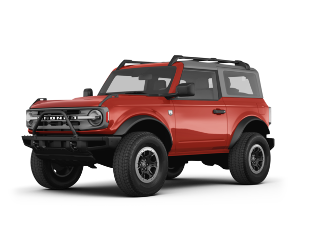 2023 Ford Bronco Big Bend, front three-quarter view, paint 1 of 8