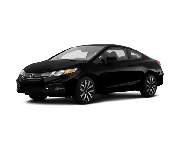2014 Honda Civic EX-L, front three-quarter view, paint 1 of 8