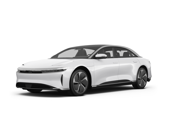 2025 Lucid Air Sapphire, front three-quarter view, paint 1 of 6