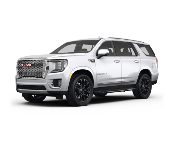 2024 GMC Yukon Denali Ultimate, front three-quarter view, paint 1 of 8