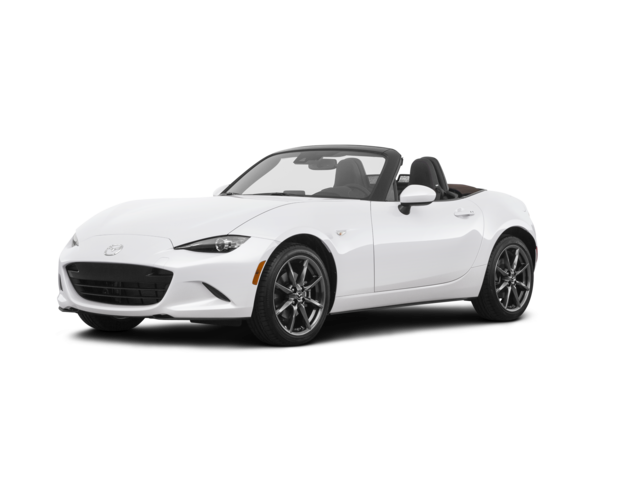 2019 Mazda MX-5 Miata Grand Touring, front three-quarter view, paint 1 of 7
