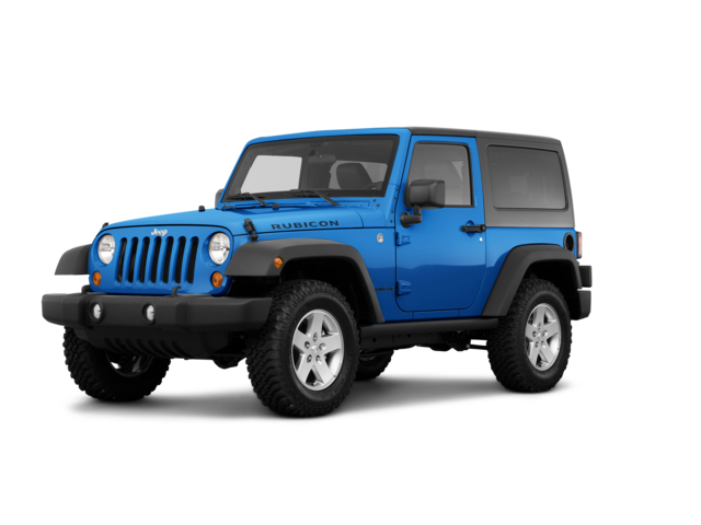2011 Jeep Wrangler Rubicon, front three-quarter view, paint 1 of 8