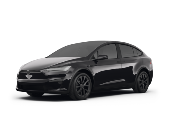 2022 Tesla Model X Base, front three-quarter view, paint 1 of 5