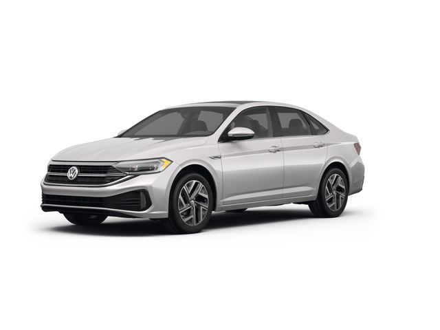 2022 Volkswagen Jetta SEL, front three-quarter view, paint 1 of 6