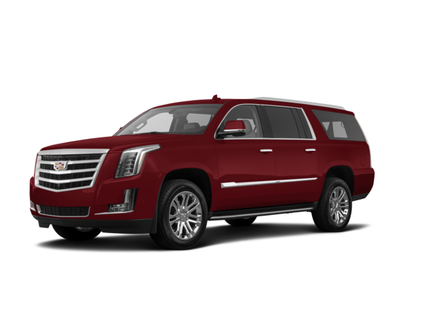 2020 Cadillac Escalade ESV Luxury, front three-quarter view, paint 1 of 8