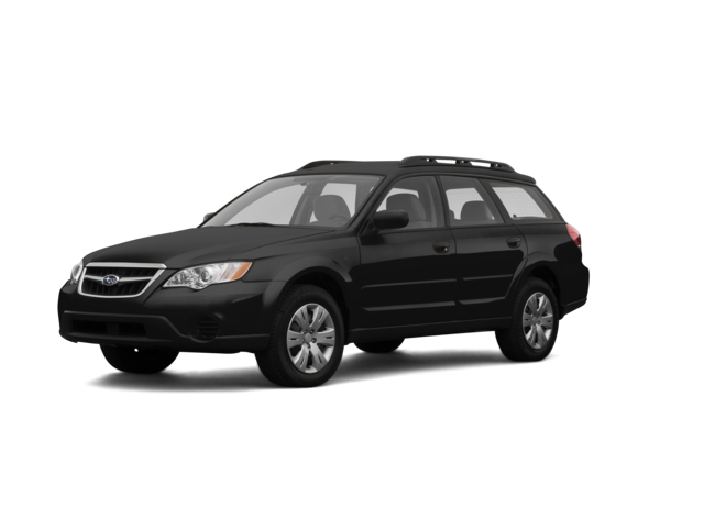 2008 Subaru Outback Base, front three-quarter view, paint 1 of 3