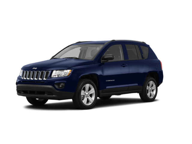 2011 Jeep Compass Base, front three-quarter view, paint 1 of 7