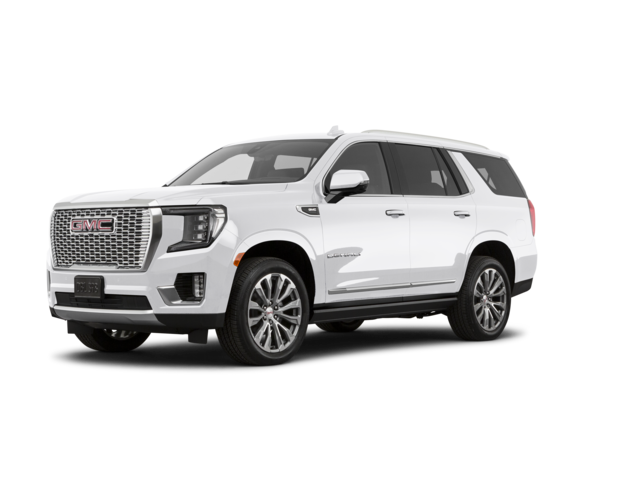 2022 GMC Yukon AT4, front three-quarter view, paint 1 of 8