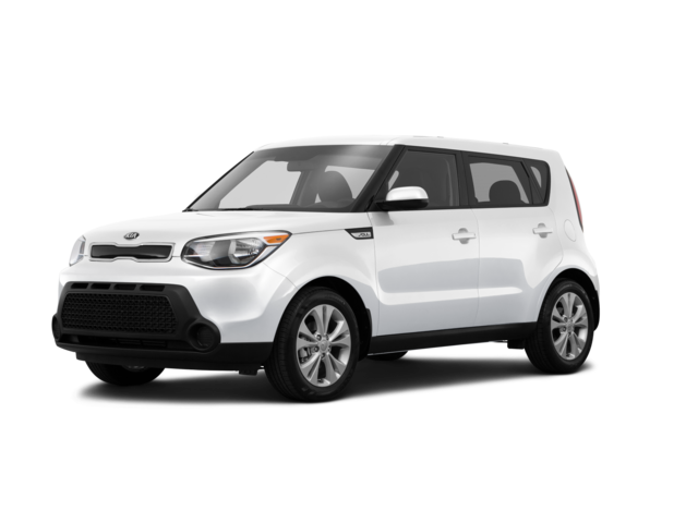 2016 Kia Soul +, front three-quarter view, paint 1 of 8