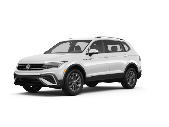 2023 Volkswagen Tiguan SE, front three-quarter view, paint 1 of 8