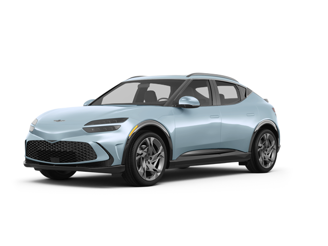 2025 Genesis GV60 Performance, front three-quarter view, paint 1 of 8