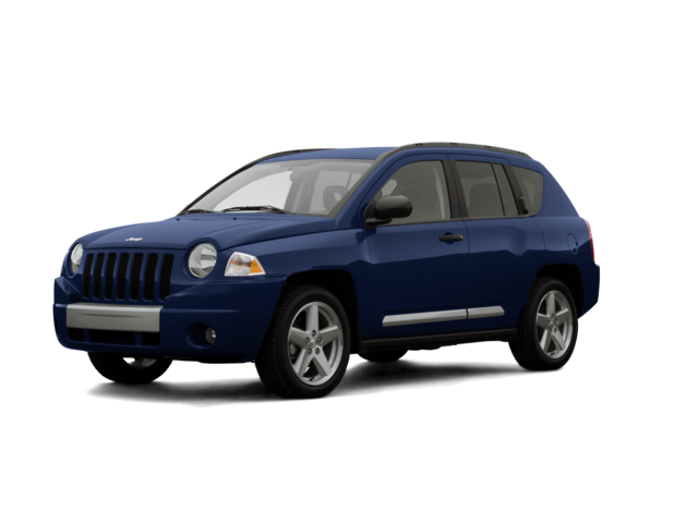 2007 Jeep Compass Limited, front three-quarter view, paint 1 of 8