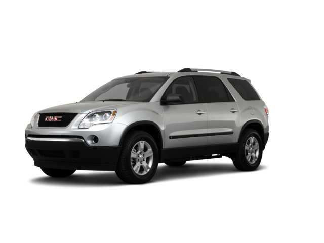 2010 GMC Acadia SL, front three-quarter view, paint 1 of 8