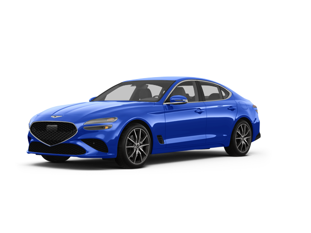 2025 Genesis G70 2.5T, front three-quarter view, paint 1 of 8