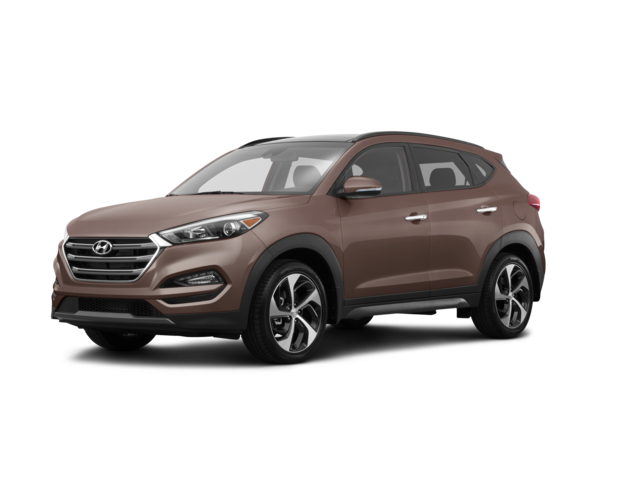 2016 Hyundai Tucson Limited, front three-quarter view, paint 1 of 8