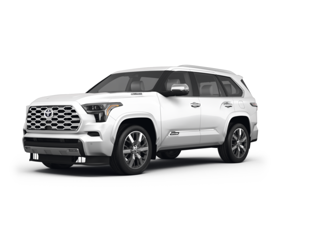 2023 Toyota Sequoia Capstone, front three-quarter view, paint 1 of 8