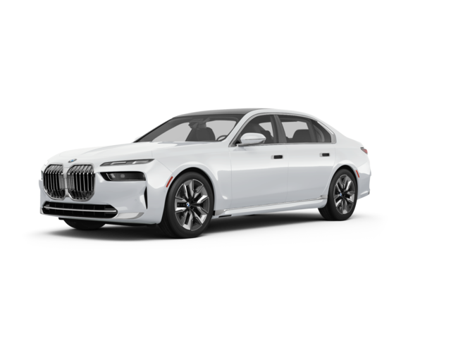 2024 BMW i7 M70, front three-quarter view, paint 1 of 8