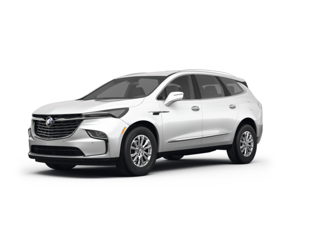 2022 Buick Enclave Essence, front three-quarter view, paint 1 of 8