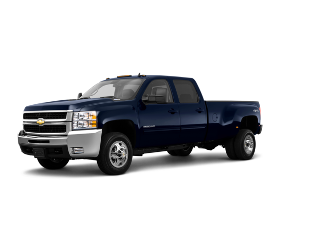 2010 Chevrolet Silverado 3500 HD LT, front three-quarter view, paint 1 of 8