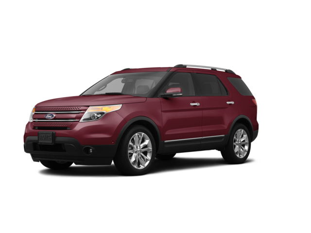 2011 Ford Explorer Limited, front three-quarter view, paint 1 of 8